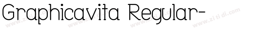 Graphicavita Regular字体转换